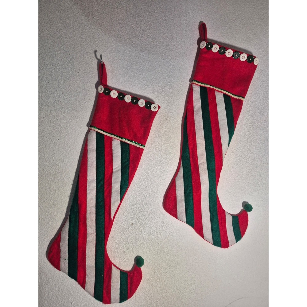 1990 Vintage Christmas Stocking Set